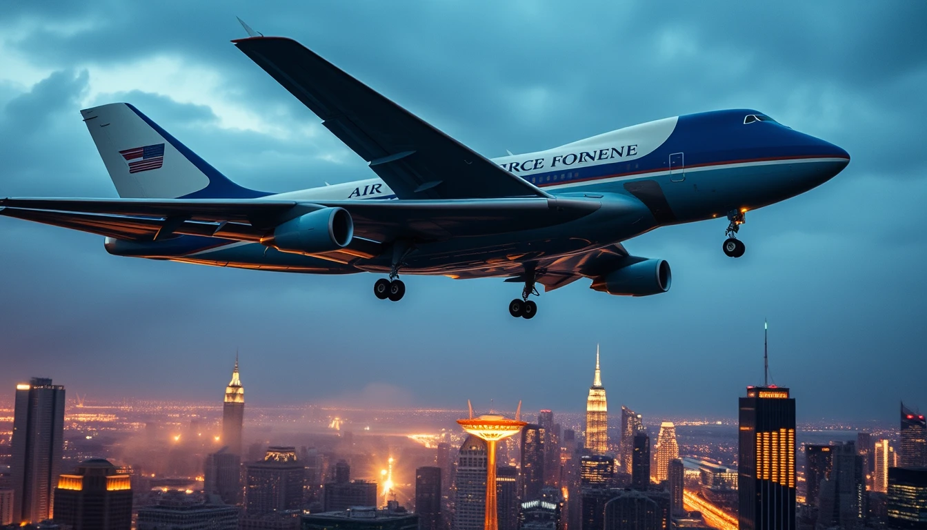 Air Force One vira avião-isca em ameaça a Trump