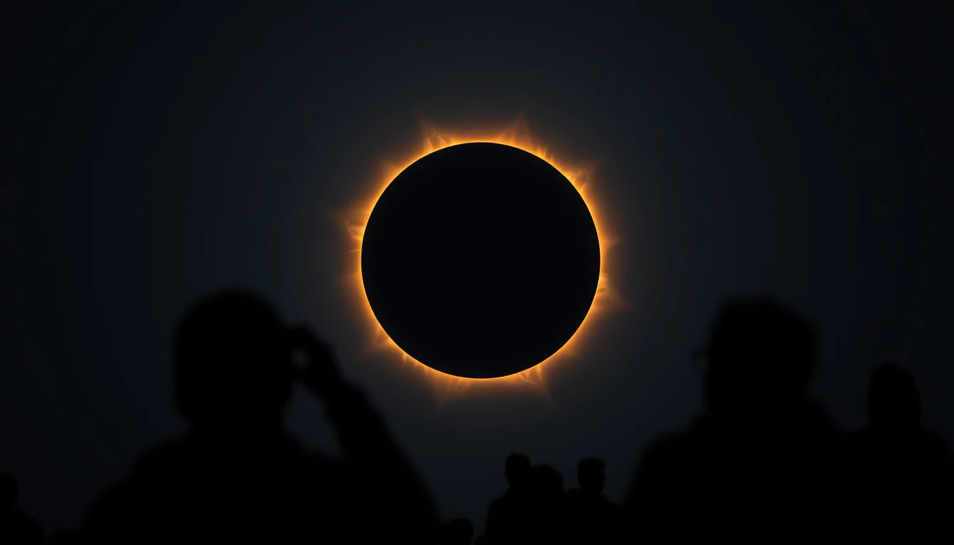 Eclipse solar total transforma dia em noite na Espanha e Isl